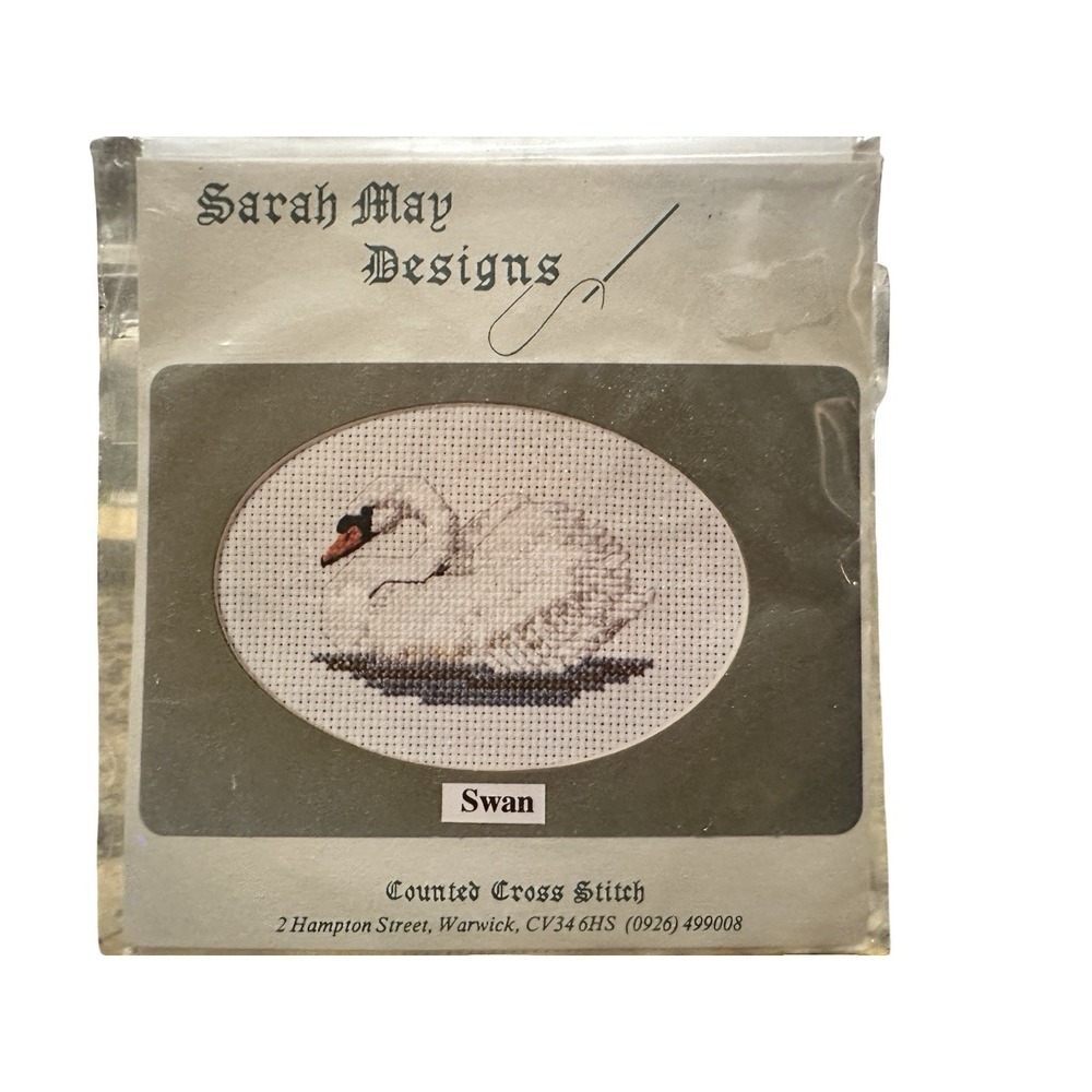 Sarah May Designs SWAN Cross Stitch Kit NEW